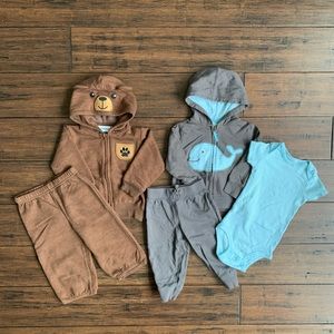 Set of 2 sweat suits - Carters and Topsville